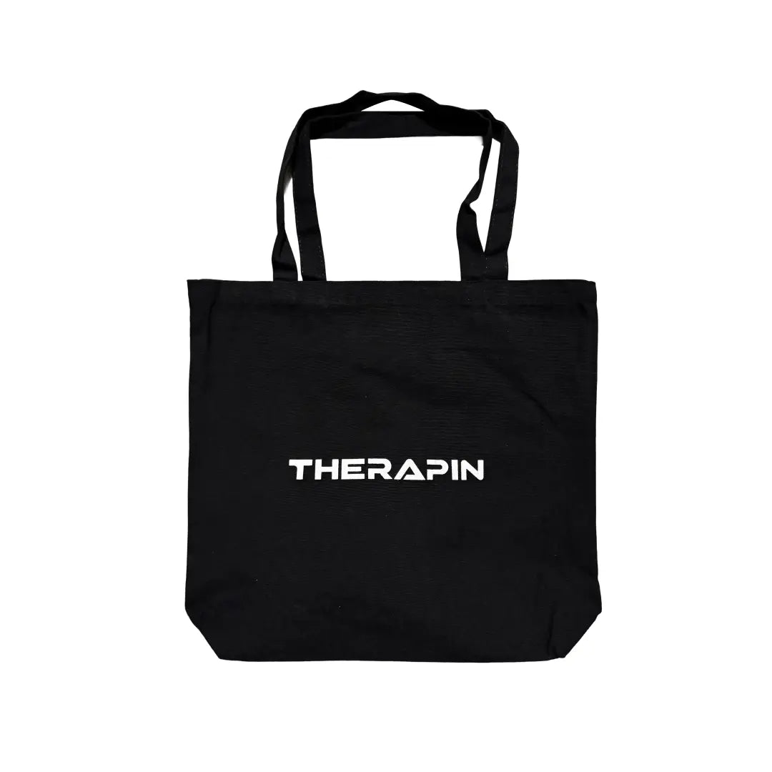 Therapin Black Tote Bag